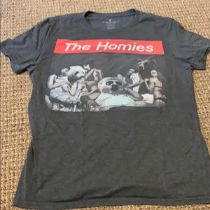 “The Homies” gray classic fit t-shirt (medium)